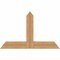 Ekena Millwork Portland Timber Gable Bracket, Western Red Cedar, 48"W x 30"H x 5 1/2"D x 5 1/2"F, 15/12 Pitch GBW048X30X0606POR00SWR - alternate 1